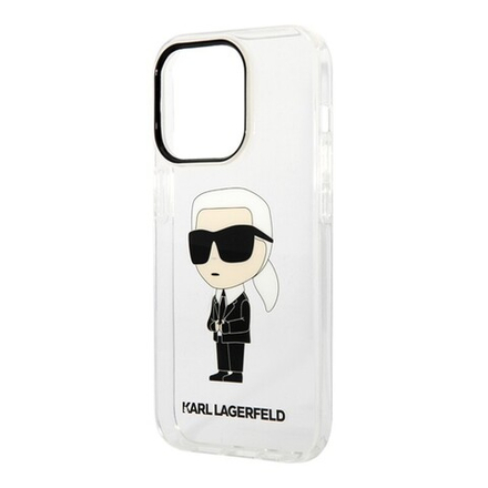 Чехол Kerl Lagerfeld для iPhone 15 Pro Max чехол PC/TPU NFT Karl Ikonik Hard Transparent