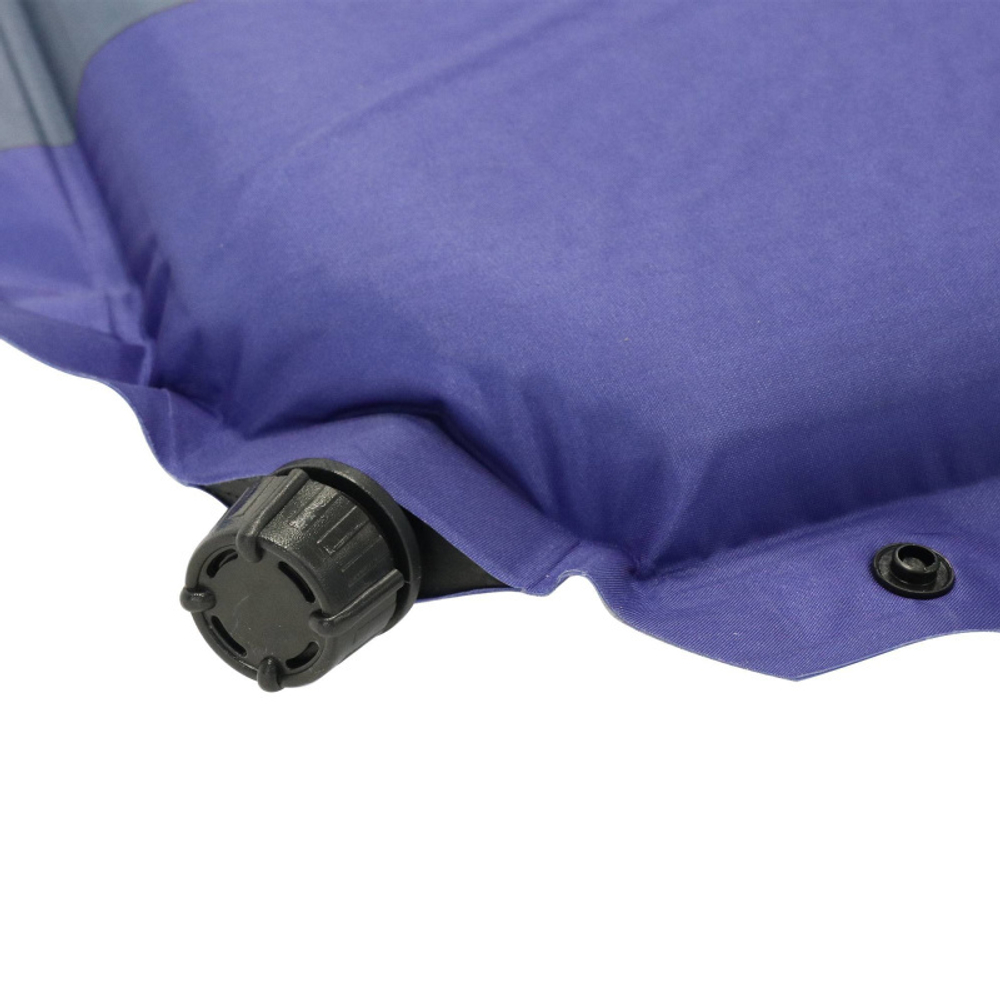 Коврик самонадувающийся СЛЕДОПЫТ, 191x62x5 cм, стандарт, синий/серый