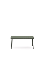 Уличный журнальный столик Zivia из стали зелёного цвета 90 x 50 см