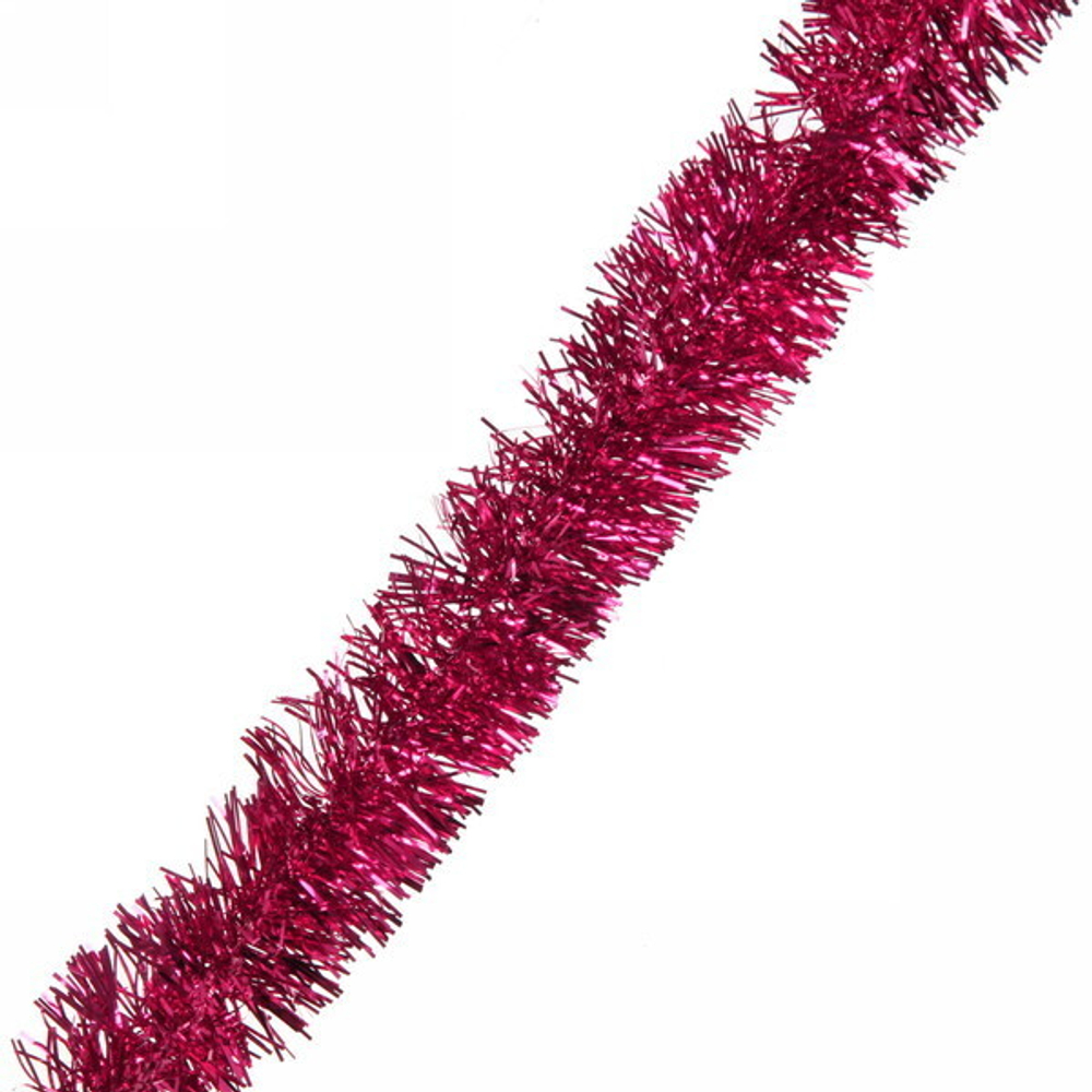 Мишура 2 м 4 см «Сказочное сияние», Розовый