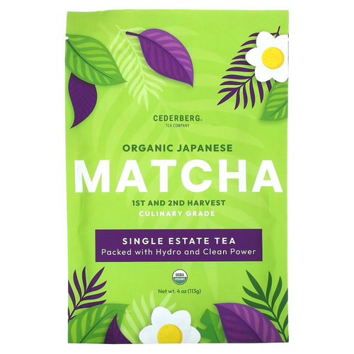 Cederberg Tea Co, органический порошок японского матча, 113 г (4 унции)
