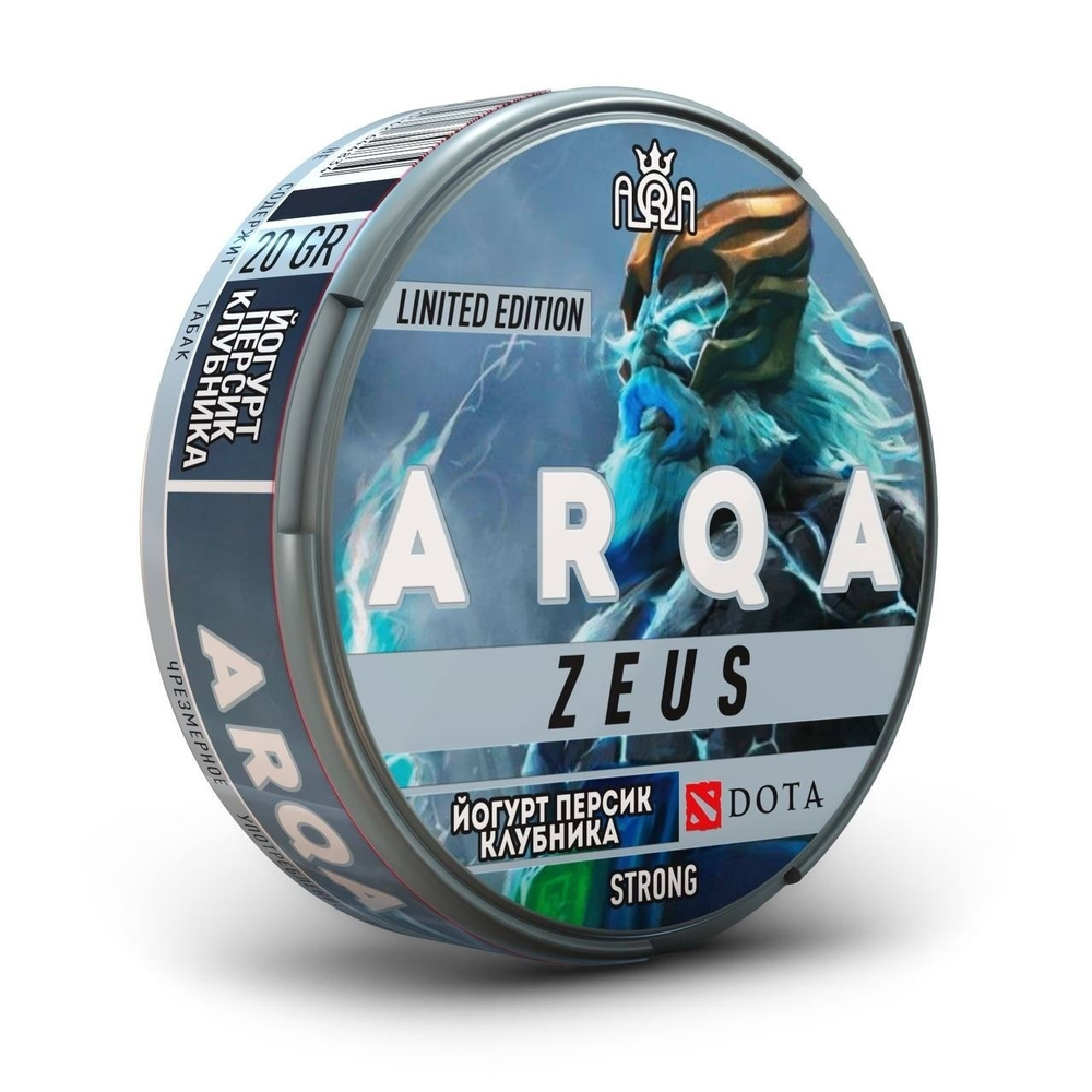 ARQA DOTA ZEUS (120 МГ) - ЙОГУРТ, ПЕРСИК, КЛУБНИКА