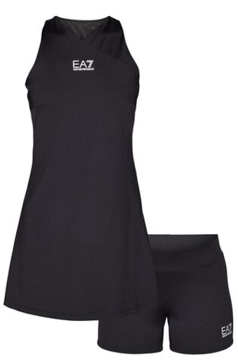 Теннисное платье EA7 Woman Jersey - black beauty