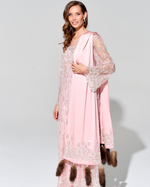 Шелковый палантин с отделкой Dubai