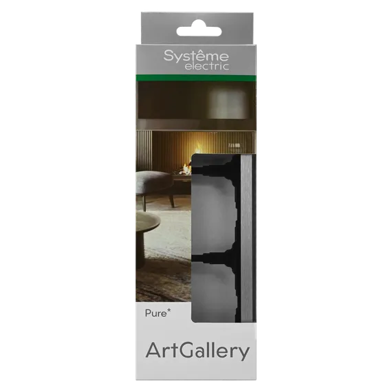 Рамка 3-м ArtGallery Pure метал. алюм. SE GAL312103
