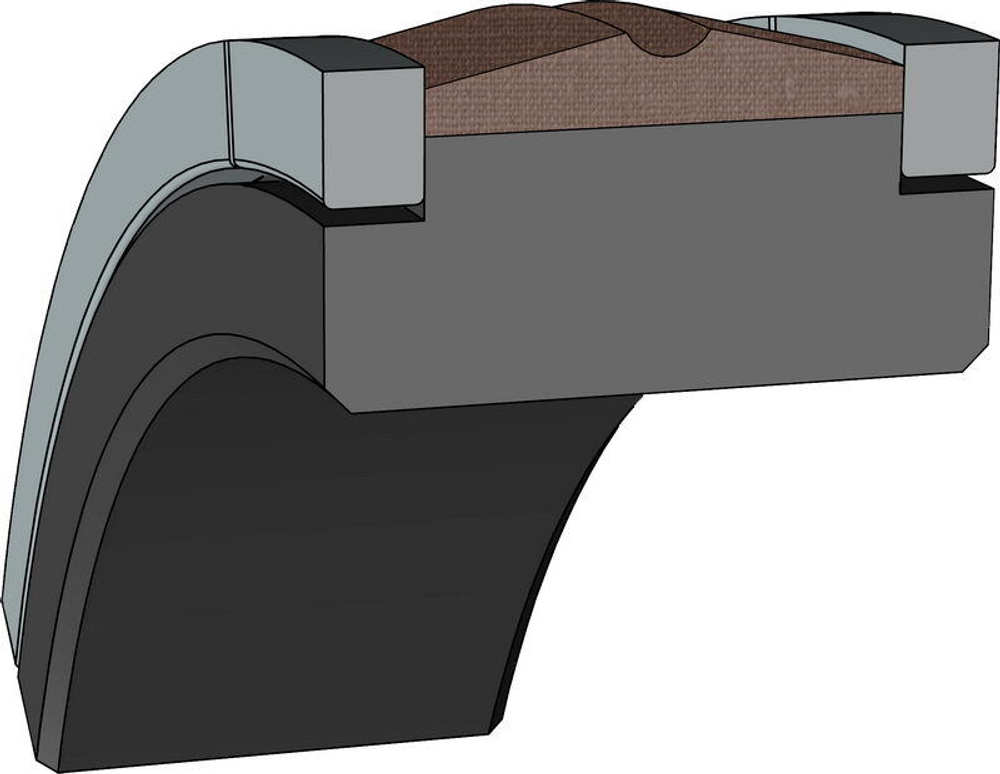 A113 225-205 Поршневое уплотнение 225-205-24,5