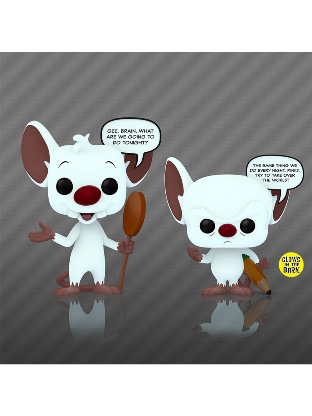 Фигурка Funko POP! Animation Pinky & The Brain Pinky & The Brain (GW) (Exc) 2PK 88401