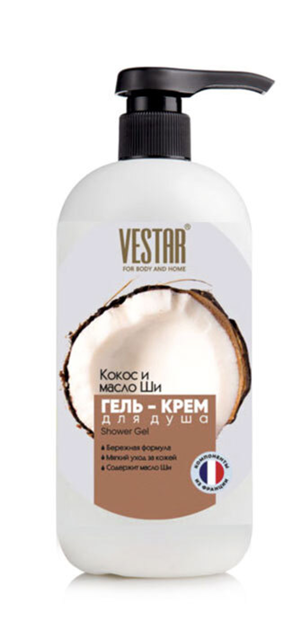 Гель-крем для душа Кокос и масло ши 0,8л