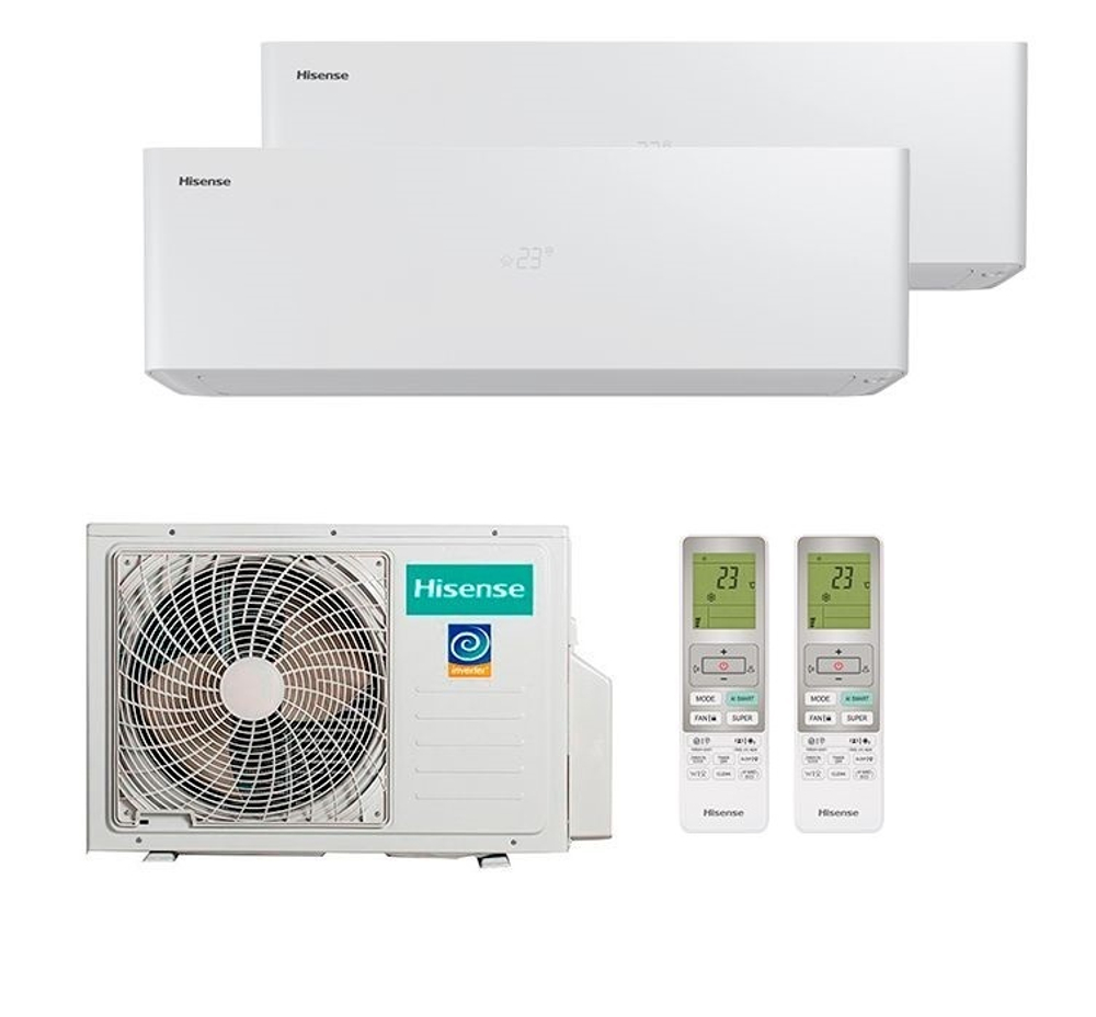 Мульти-сплит система Hisense на 2 комнаты (25+25)VISION PRO SUPERIOR