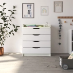 Комод Атон СИРИУС-2 WOOD ПВХ 800/4 белый премиум