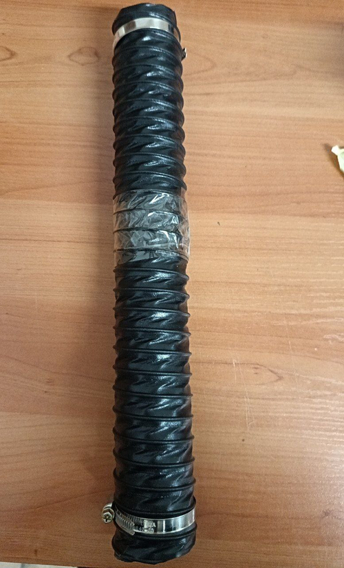 Шланг забора воздуха 2170 (гофр.) (с хомутами)