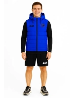 Жилет утепленный синий