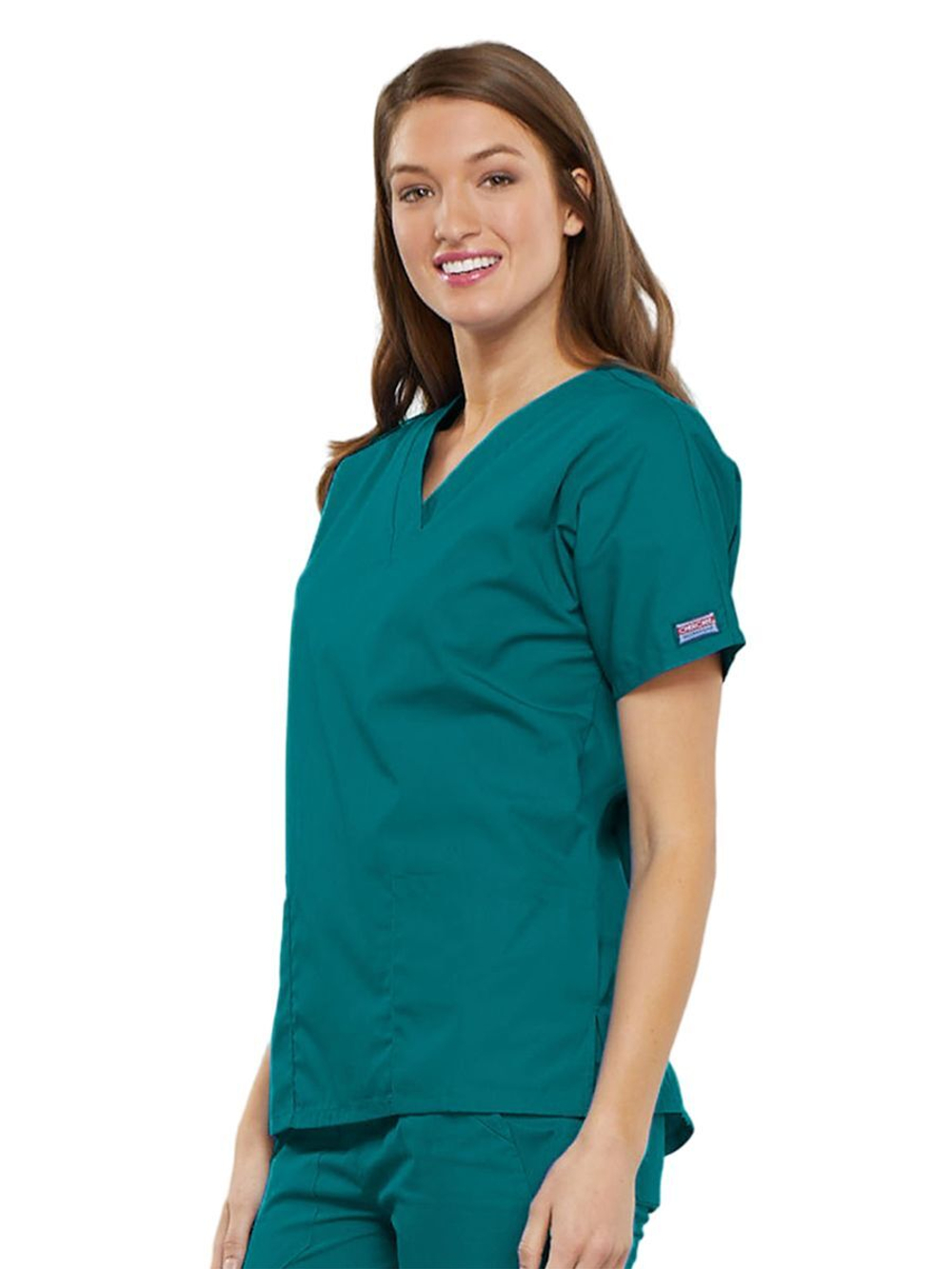 Топ медицинский женский Cherokee 4700, бирюзовый, S