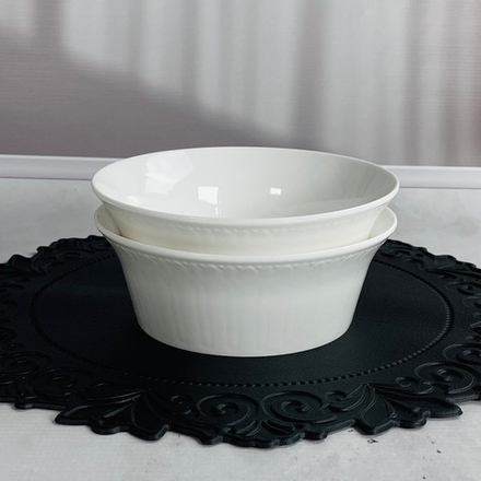 Lenardi 102-169 Набор из 6 салатников 18х6,5см СЕРЕНА в под.уп.(х8)Фарфор