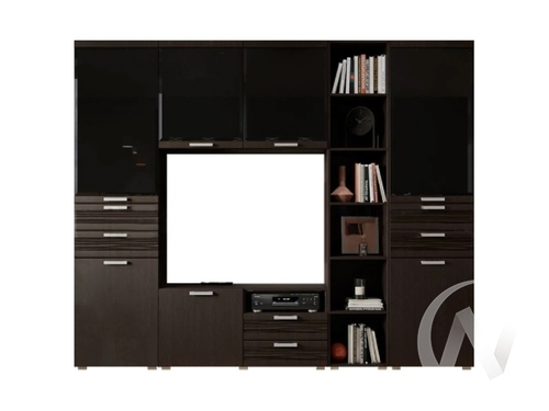 Гостиная Асти (венге/шоколад) Вариант №1