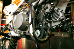 Питбайк MOTAX MX 125 (17/14) белый-белый-оранжевый