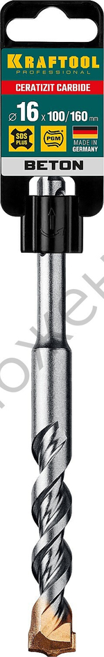 KRAFTOOL CERATIZIT CARBIDE 16 х 160 мм, SDS-plus бур (29320-160-16)