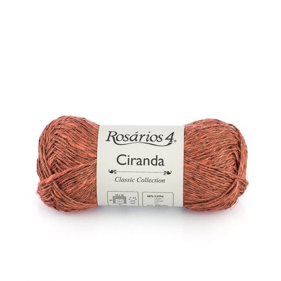 Пряжа ROSARIOS 4 Ciranda (48% лён, 24% хлопок, 24% вискоза, 4% полиэстер)
