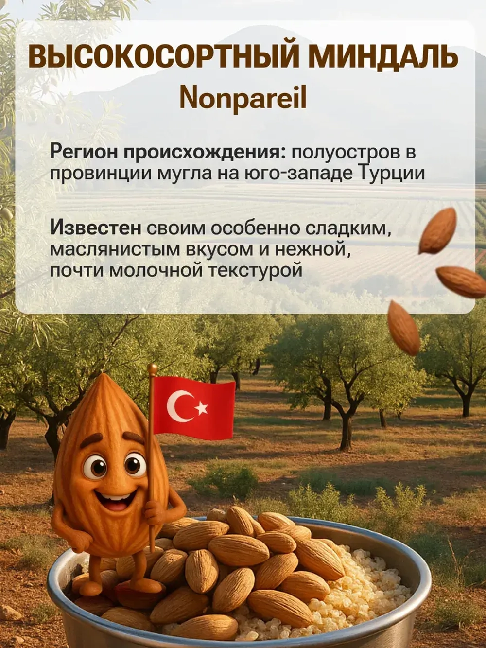 Миндальная мука (500 гр)