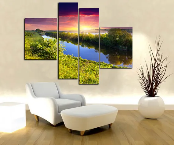 Модульная картина "Спокойный залив"