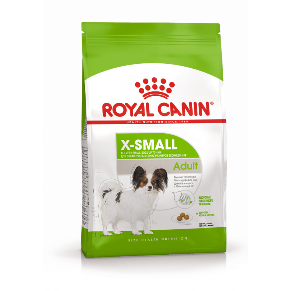 Royal Canin X-Small Adult Корм сухой для взрослых собак очень мелких размеров от 10 месяцев 0,5 кг