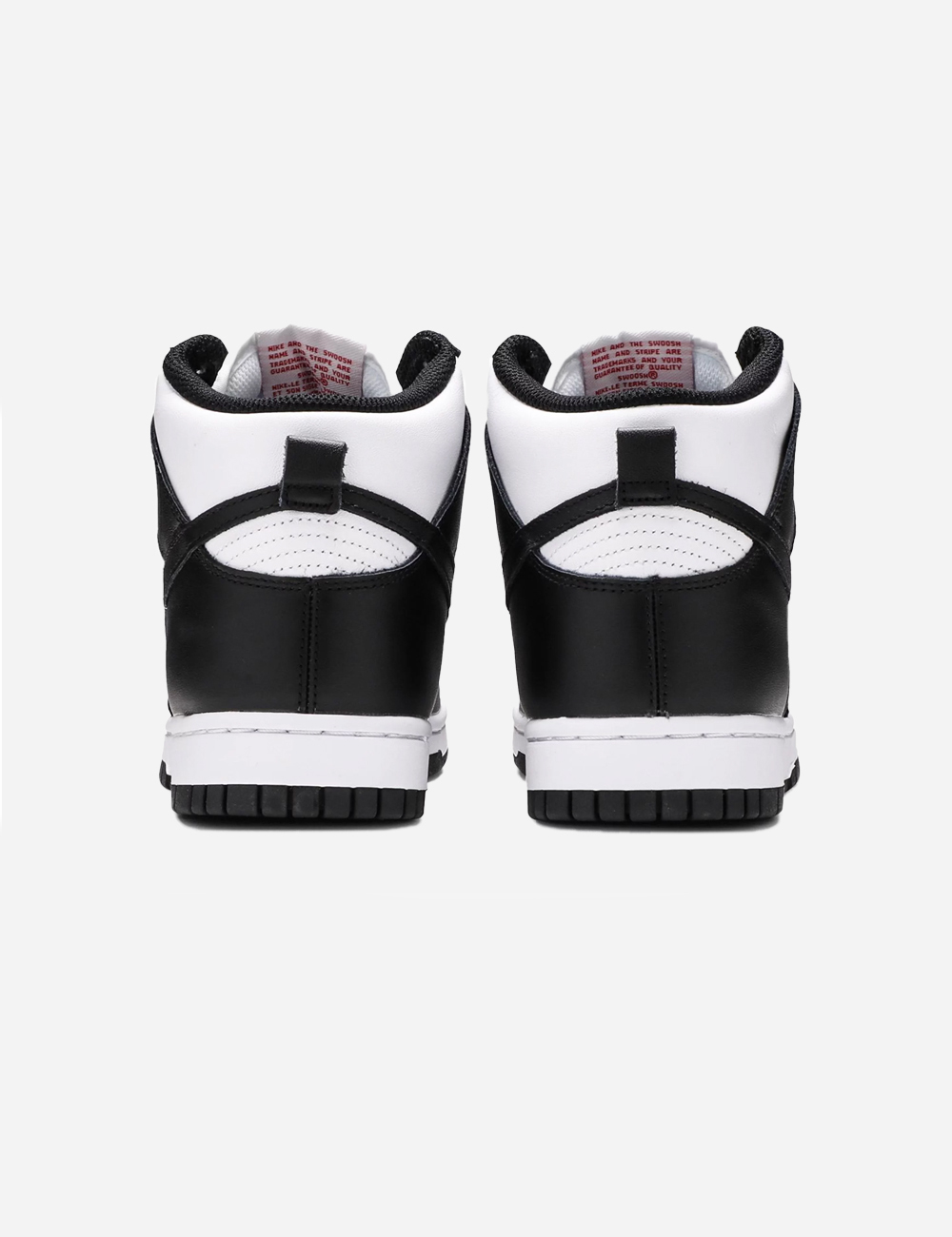 Nike high dunks black and white hotsell