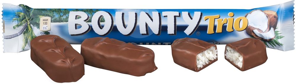 Батончик Bounty Trio