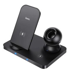 Беспроводная зарядка Hoco cw33 Ultra-Charge 3-in-1 vertical wireless fast charger