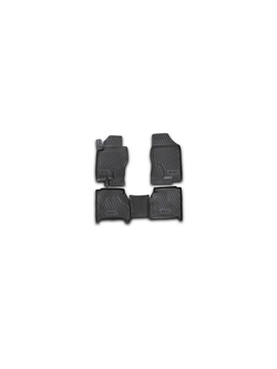 Коврики в салон для NISSAN Navara АКПП 2005-, 4 шт. (полиуретан) CARNIS00007