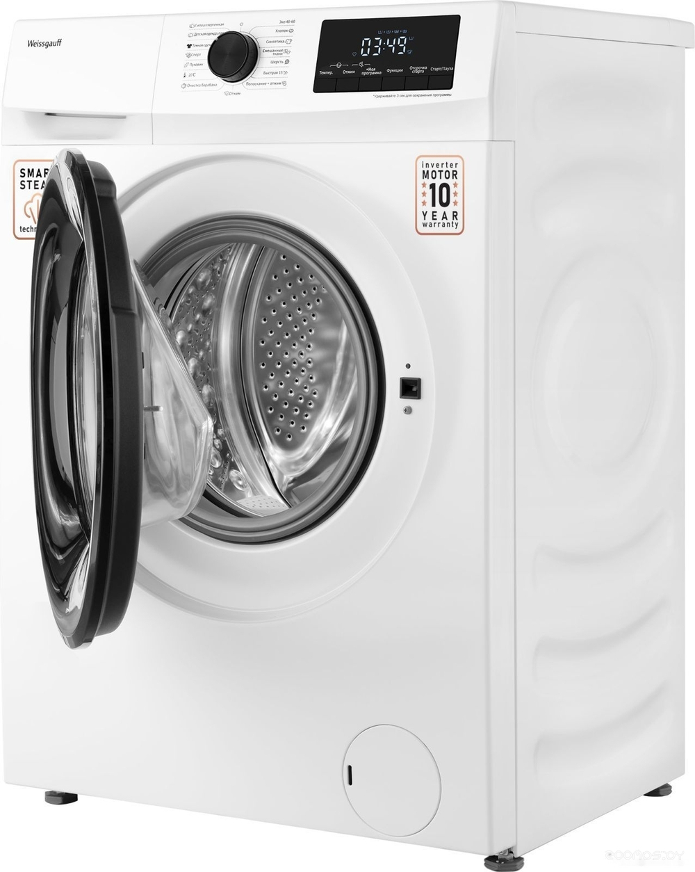 Стиральная машина WEISSGAUFF WM 46149 Inverter Steam