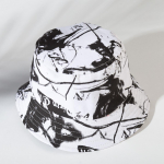 Панама детская "Тай-Дай", цвет чёрный/белый, р-р 54 (MINAKU)