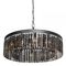 Подвесная люстра Imperium Loft RH Rhys Smok Glass Prism Round Chandelier 80 40.3278-2 156514-22