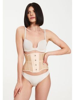 Нюдовый прозрачный корсет MINI