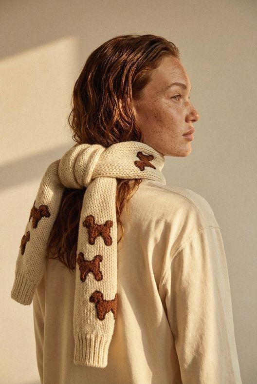 Кардиган Пудели с рукавами-фонариками / MIRSTORES