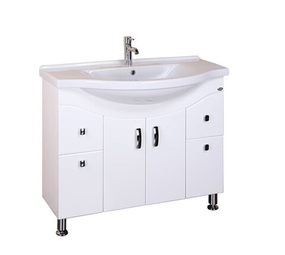 Тумба Onika ЭЛЬБРУС 100.13 с раковиной Santek ЭЛЬБРУС 100