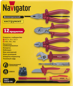Набор инструмента Navigator 93 435 NHT-Ind06-H12 (диэлектрические, 12 шт)