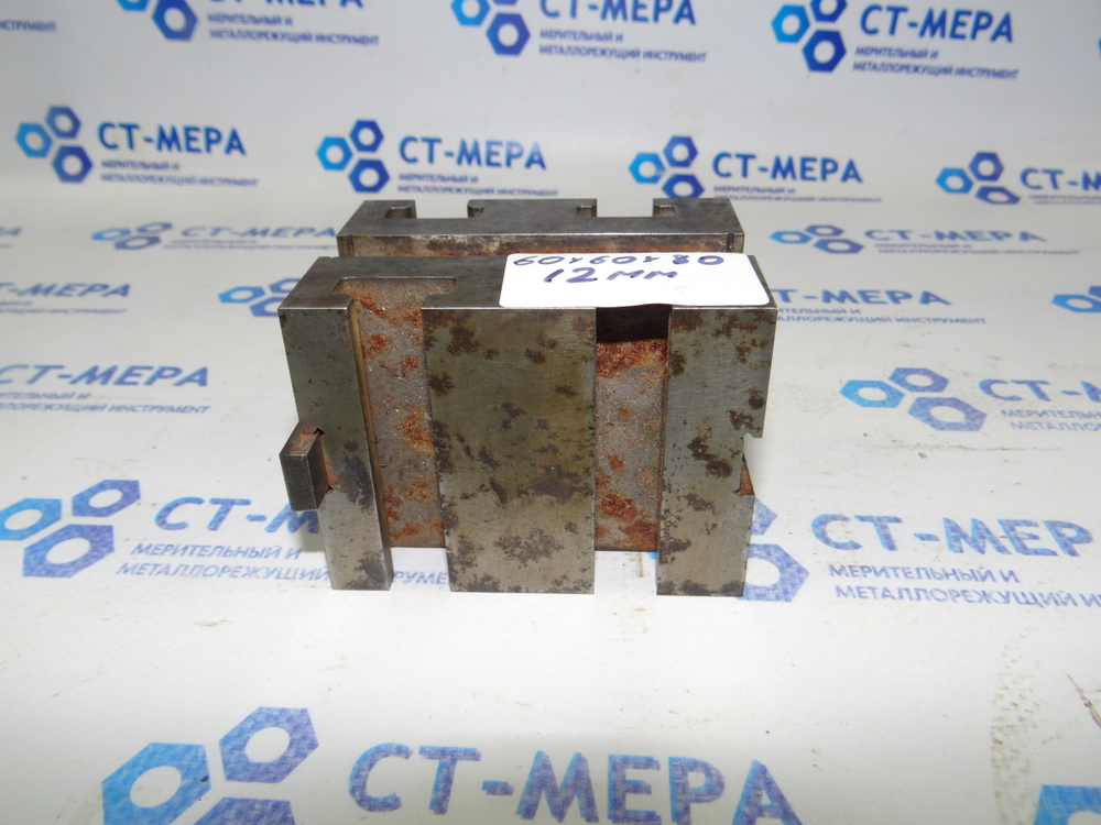 УСП Опора Квадратная 60х 60х 80 крепежная под паз 12мм (ДСП-18)