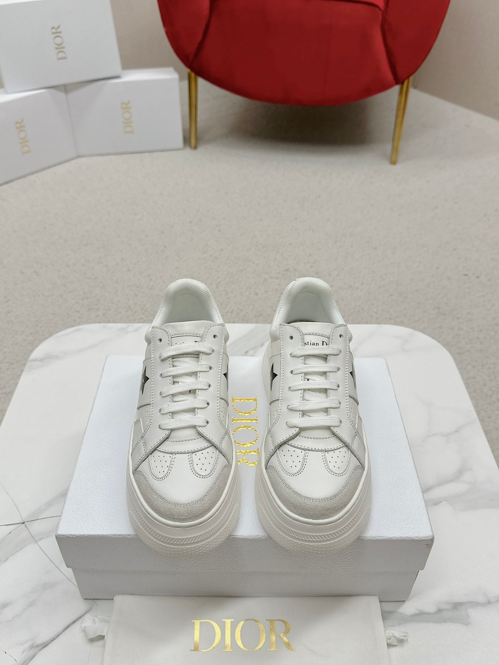 Christian Dior Star Platform Sneaker