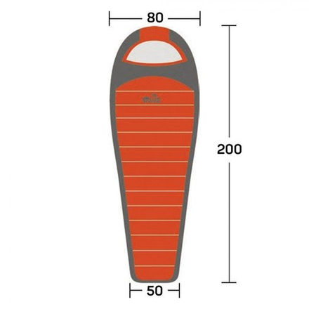 Спальный мешок TRAMP Oimyakon T-Loft Compact -10°, артикул TRS-048С, цвет Оранжевый/серый