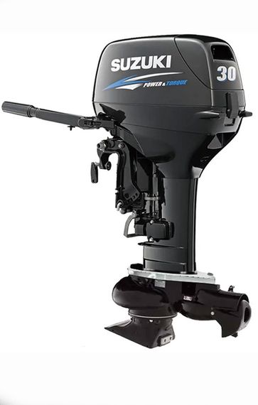 2х-тактный лодочный мотор SUZUKI DT30S JET с водомётной насадкой Marine Rocket