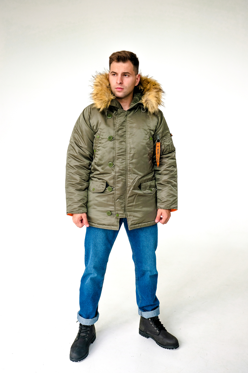 Парка флисовая Husky Olive