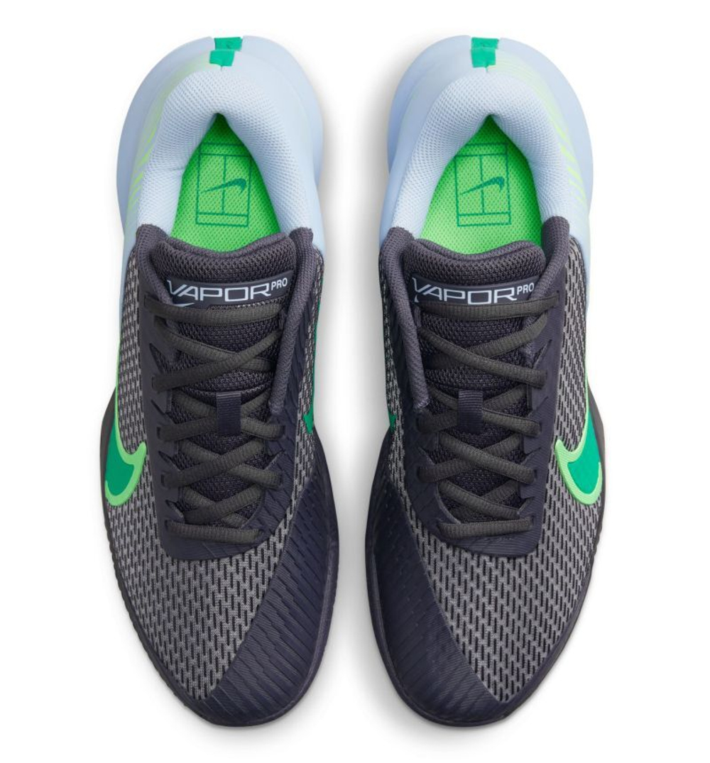 Мужские кроссовки теннисные Nike Zoom Vapor Pro 2 Clay - gridiron/cobalt bliss/green strike/stadium green