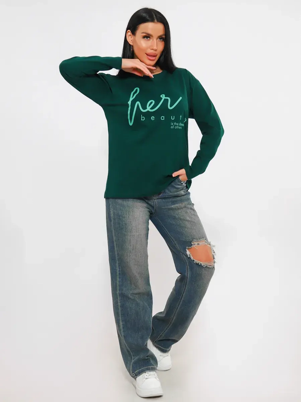 Лонгслив большие размеры