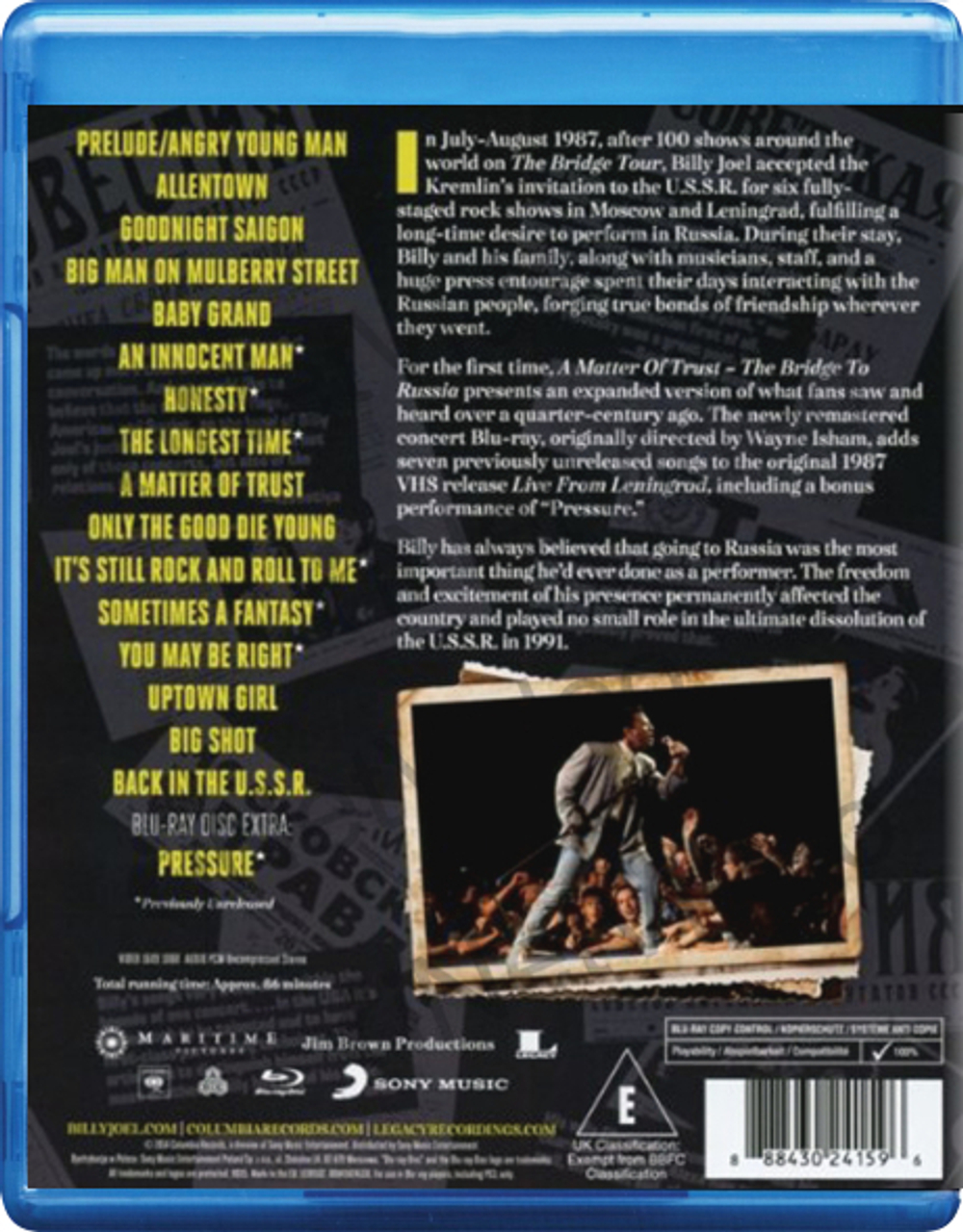 Billy Joel / A Matter Of Trust: The Bridge To Russia (Blu-ray)
