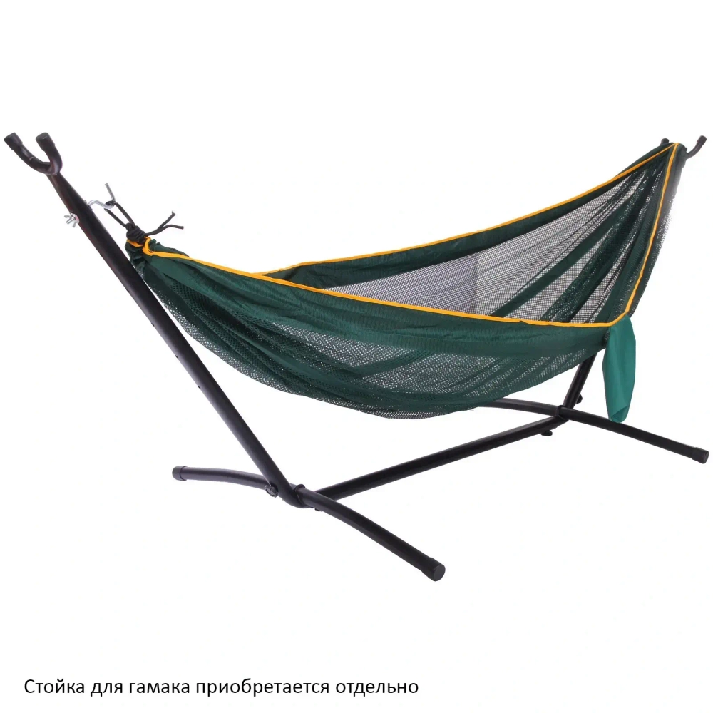 Гамак подвесной SJ-A18-5, 200*150 см, зелёный