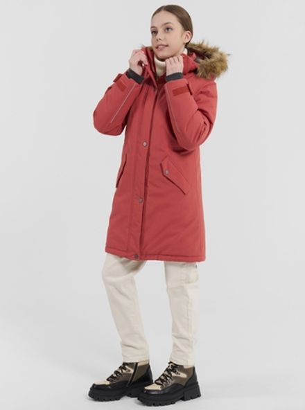 Куртка для девушки Lacha NORPPA пепельный коралл