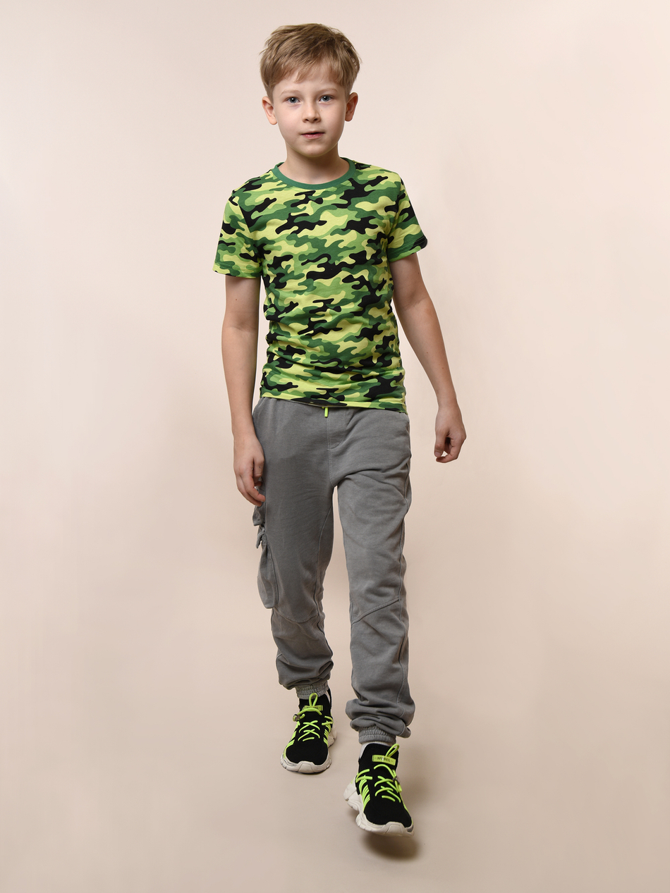 Футболка для мальчика камуфляжная