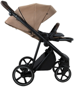Детская коляска Roan Sol Vintage Leather 2.0 3 в 1 с автокреслом Pituso Baesa Pro Black SL/11/L Camel/Black/руч.Тем.коричневый