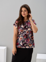 Футболка Фв-104/цветы-богемия