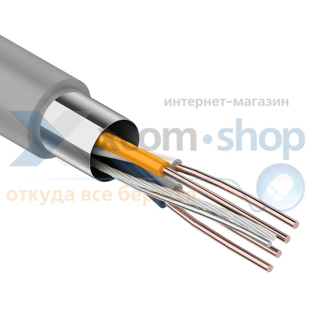Кабель витая пара F/UTP 5e кат. 2 пары Rexant 01-0122